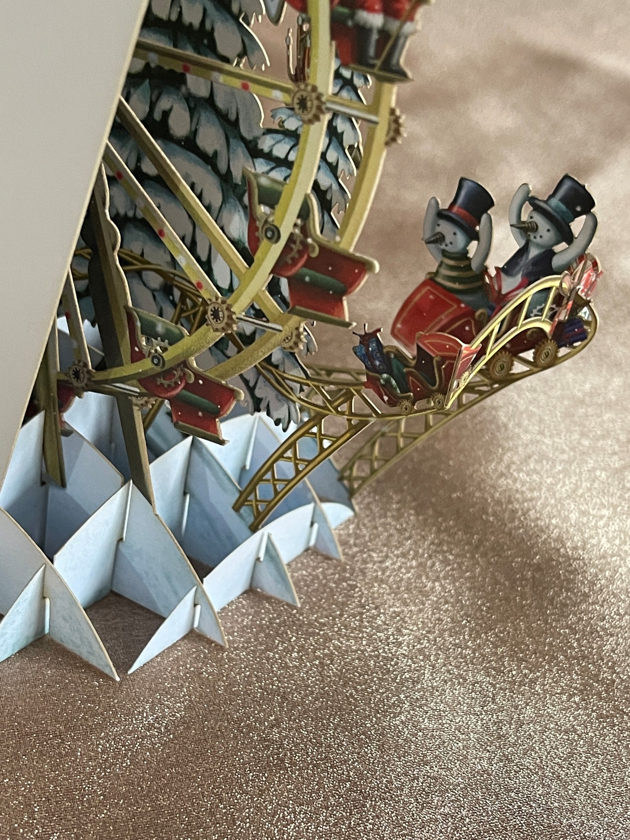 再入荷！『Me & McQ』クリスマス メリーゴーランド The Bringer of Snow's Carousel 3D Christmas Card イギリスよりの画像11