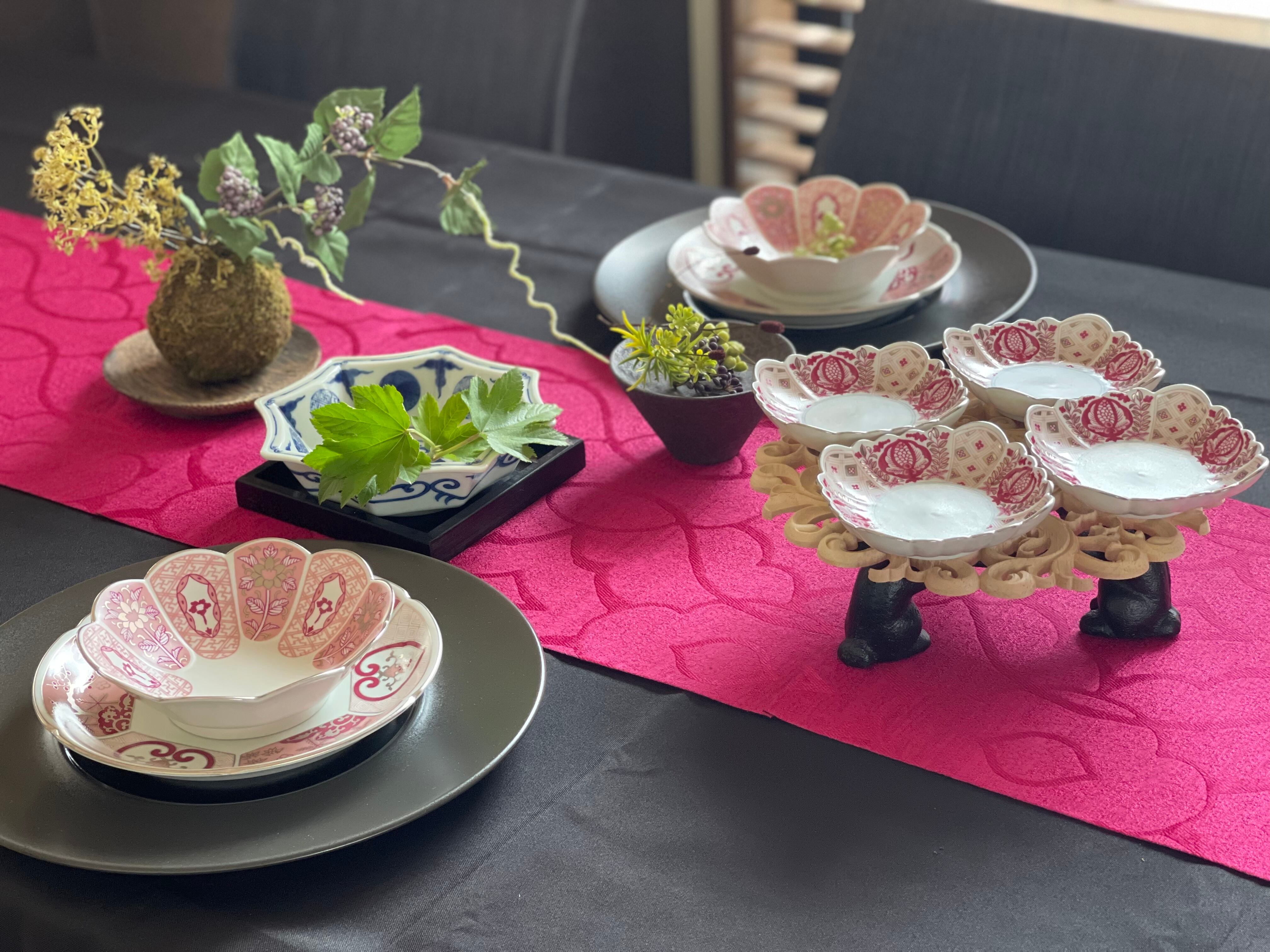 お正月　輪島塗り　半月盆　おしき　5枚　美品 お正月輪島塗り半月盆おしき5枚美品