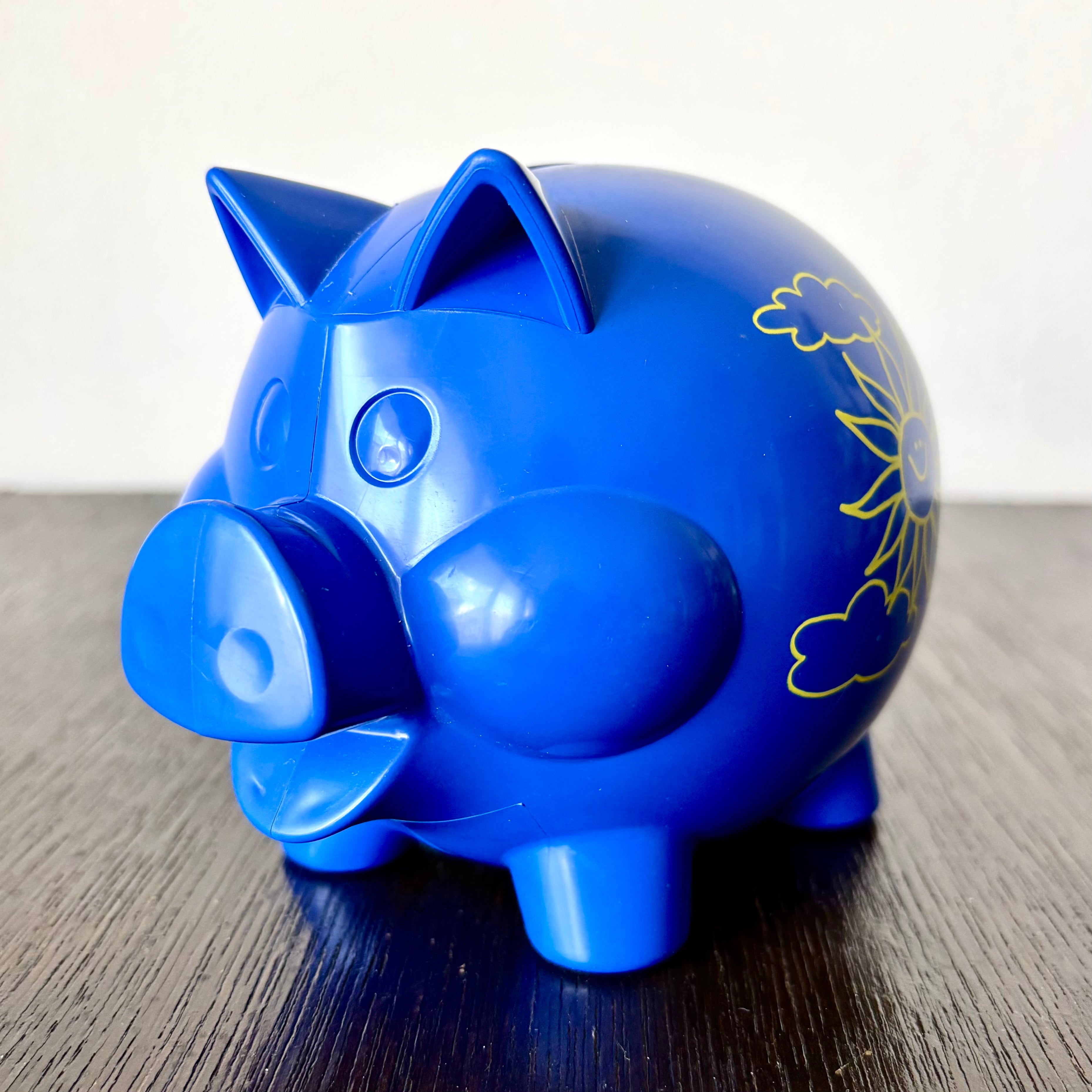 スウェーデン ぶた 銀行貯金箱 ブルー | 北欧 東欧ヴィンテージ aina