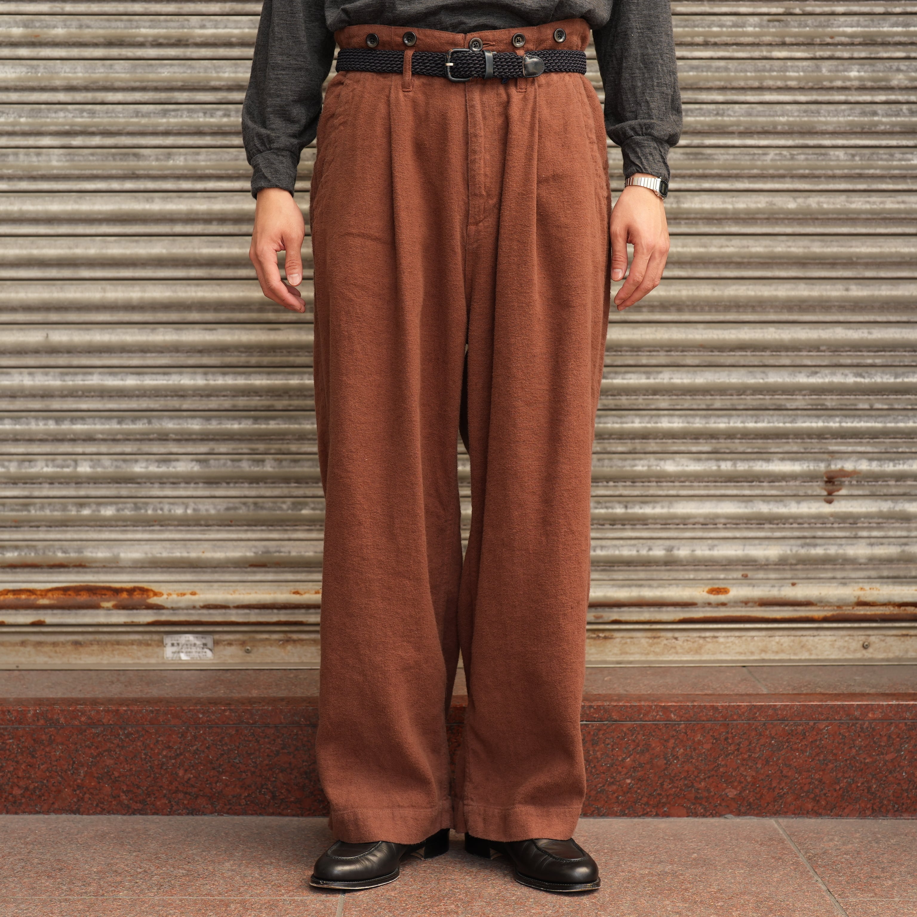 Gurank for khaki "CL Serge Work Pants" -BRN-