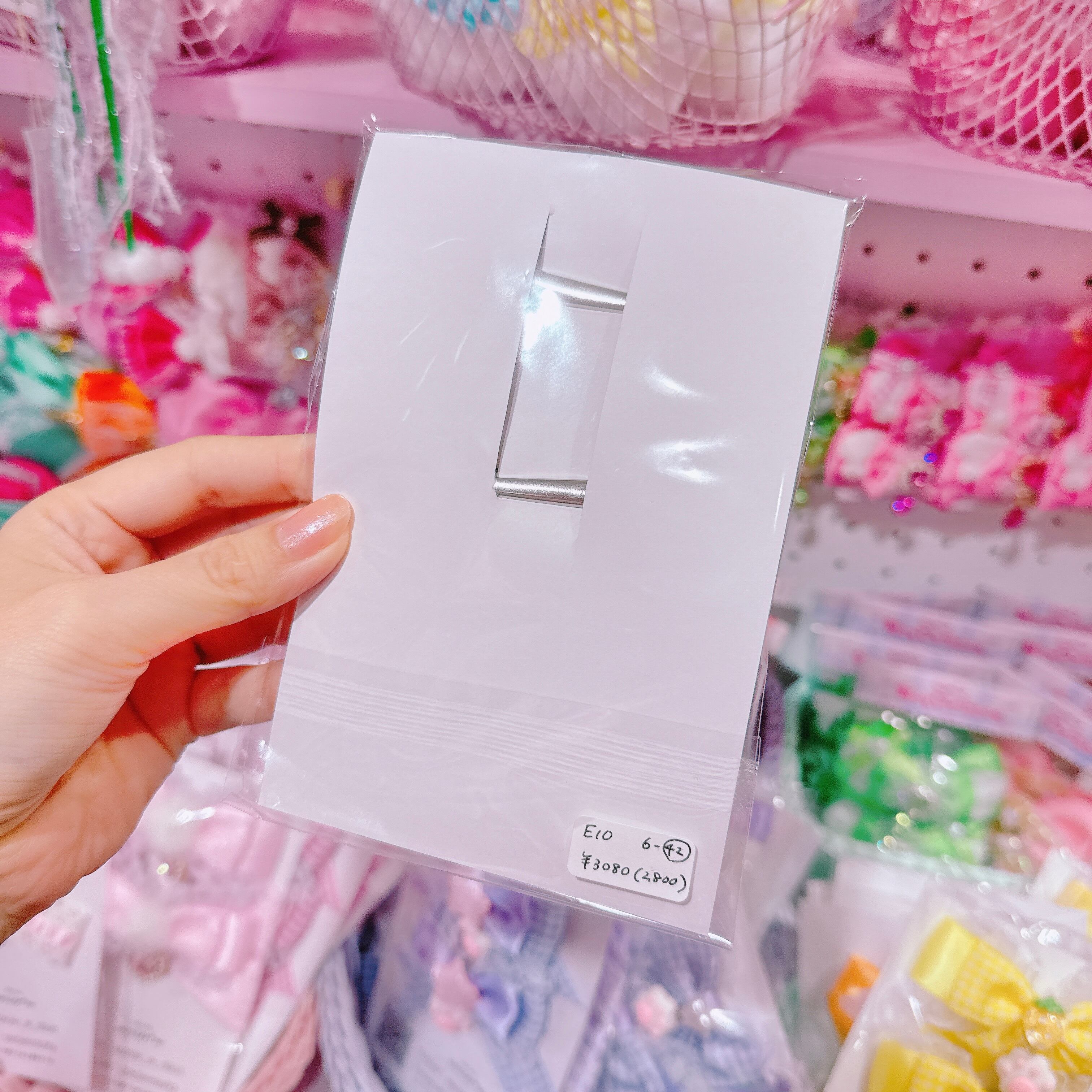 【E10】6-42ツインヘアクリップ