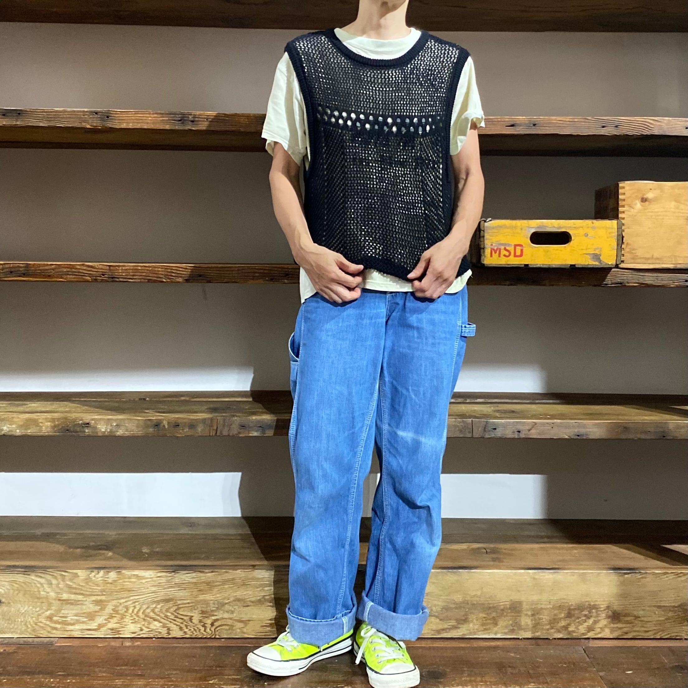 Mesh Tank top / メッシュ タンク トップ | 古着屋 仙台 biscco【古着