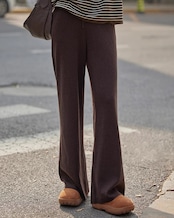 Knit wide Pants T20259