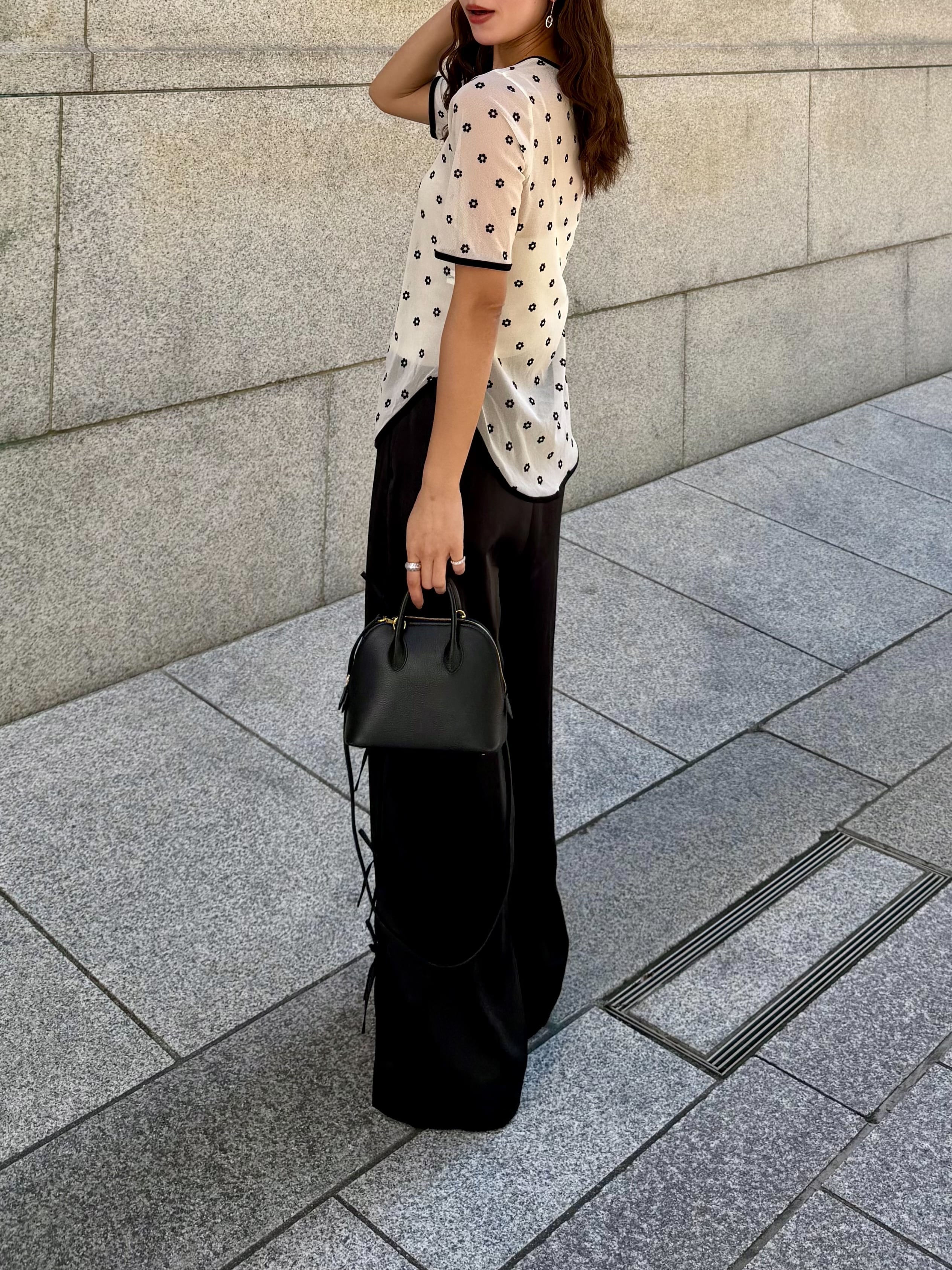 ribbon pants / black 8/6 21:00～再販(即納) | HYEON