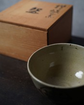 碗　讃岐窯　明石朴景描　共箱