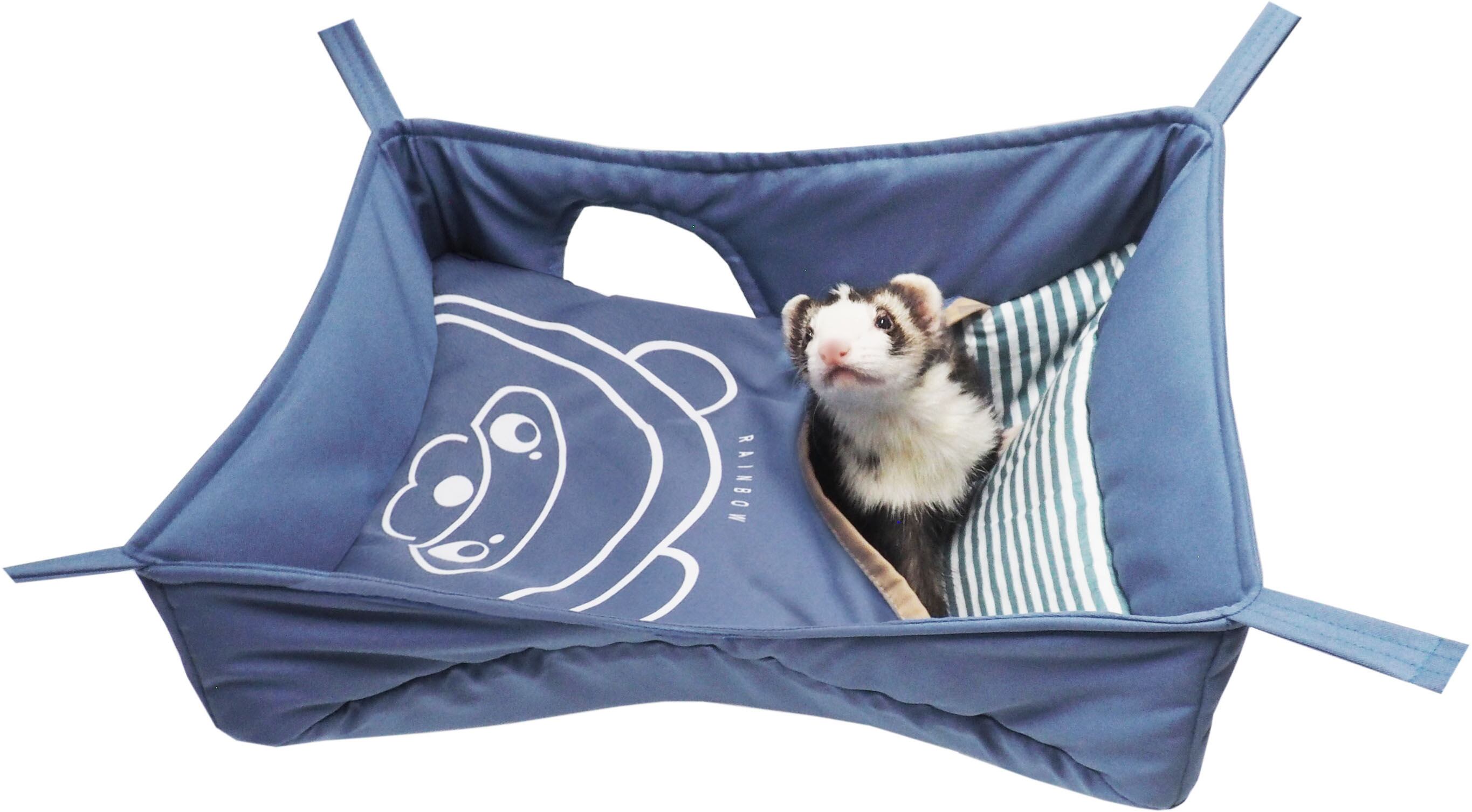 【フェレット】サマーグーグーベッド　フェレットイラスト