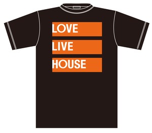 LOVE LIVE HOUSE LOGO Tee(Black)