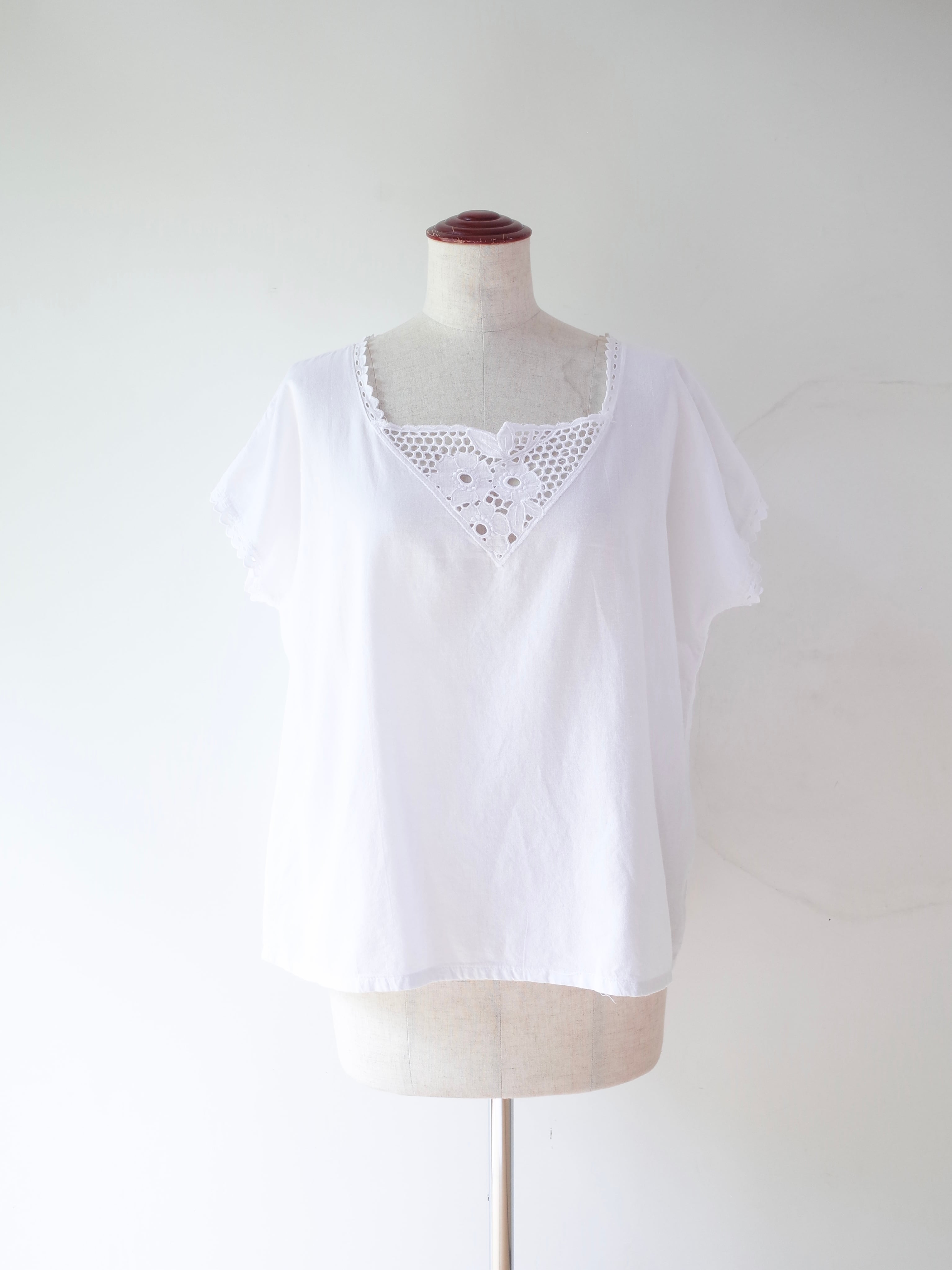 Italian Embroidery Lace Blouse