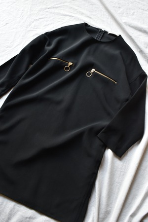 ”CELINE Black One-piece Dress by Phoebe Philo