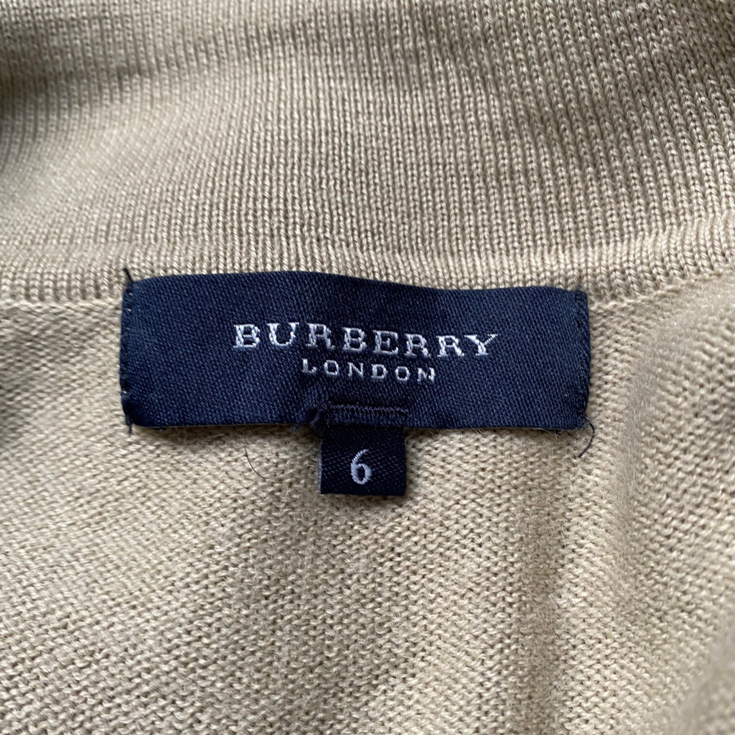 BURBERRY LONDON バーバリー ロンドン ウール ニットセーター メンズL