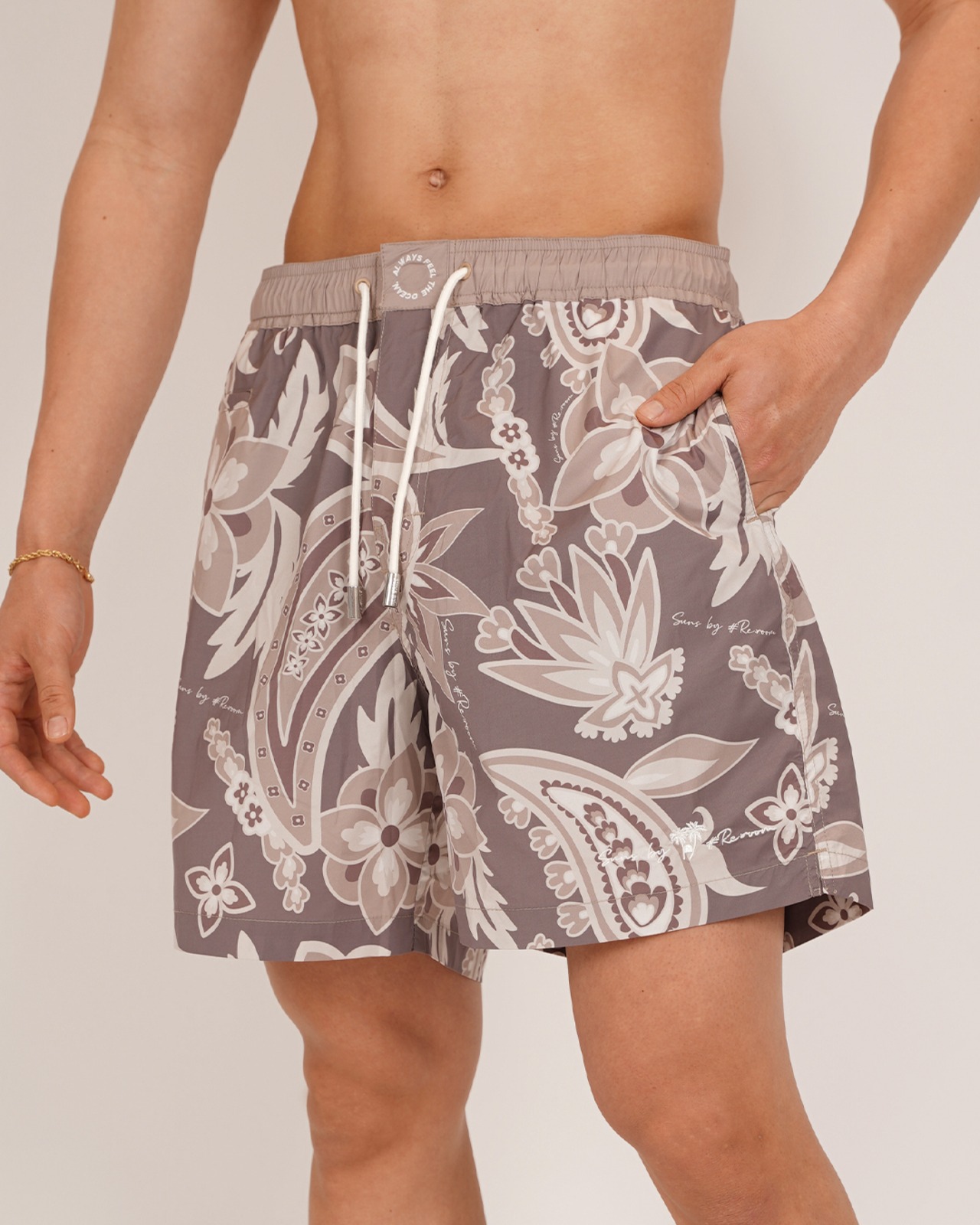 【SUNS】PAISLEY PATTERN BOARDSHORTS［RSW100］