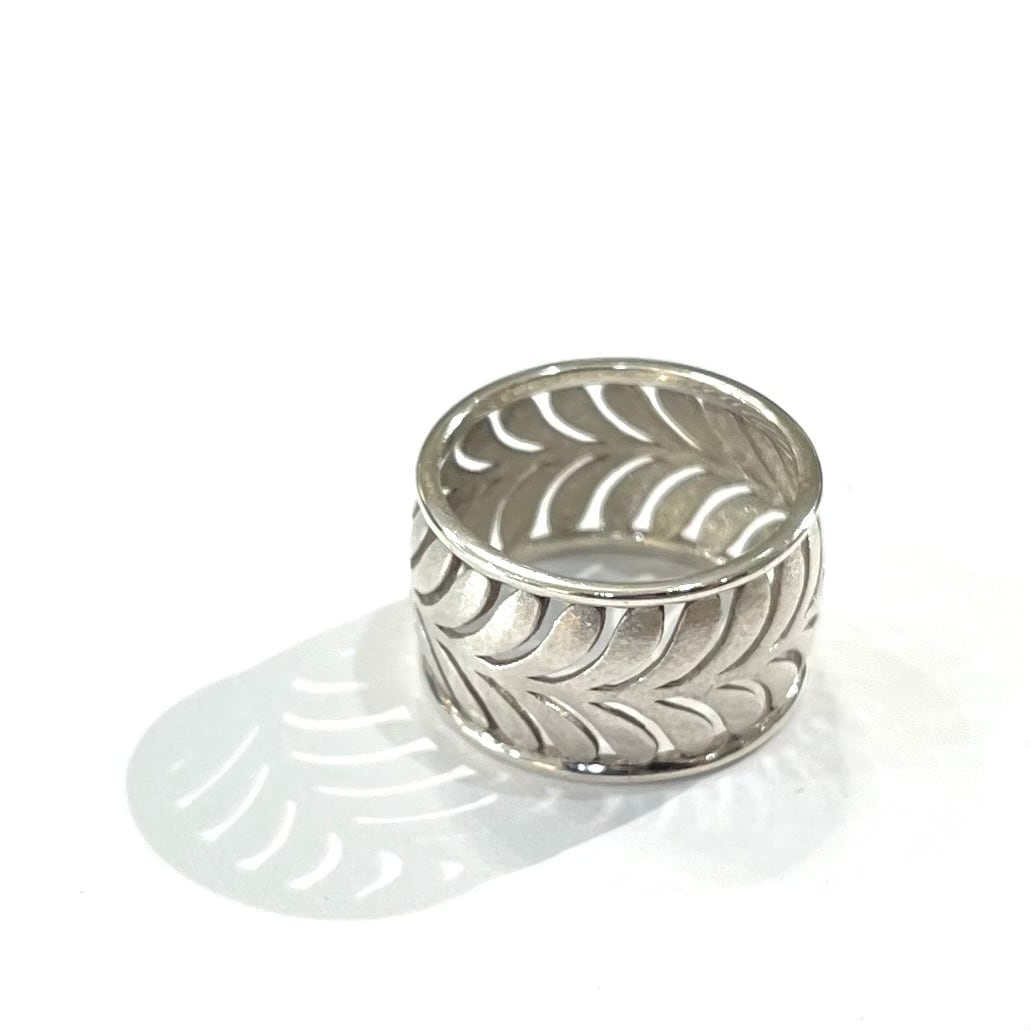 TIFFANY & Co.】【約15号】2855 Villa Paloma Palm リーフリング