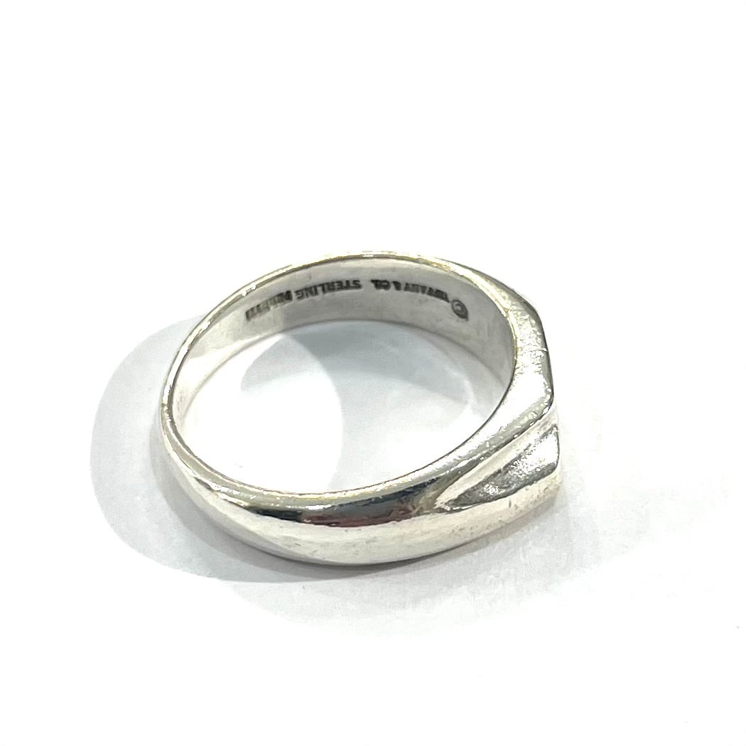 TIFFANY&CO】【18号 】2599 シグネットハートリングシルバーリング