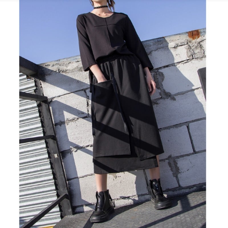 カジュアルルースAラインスカート SK0003