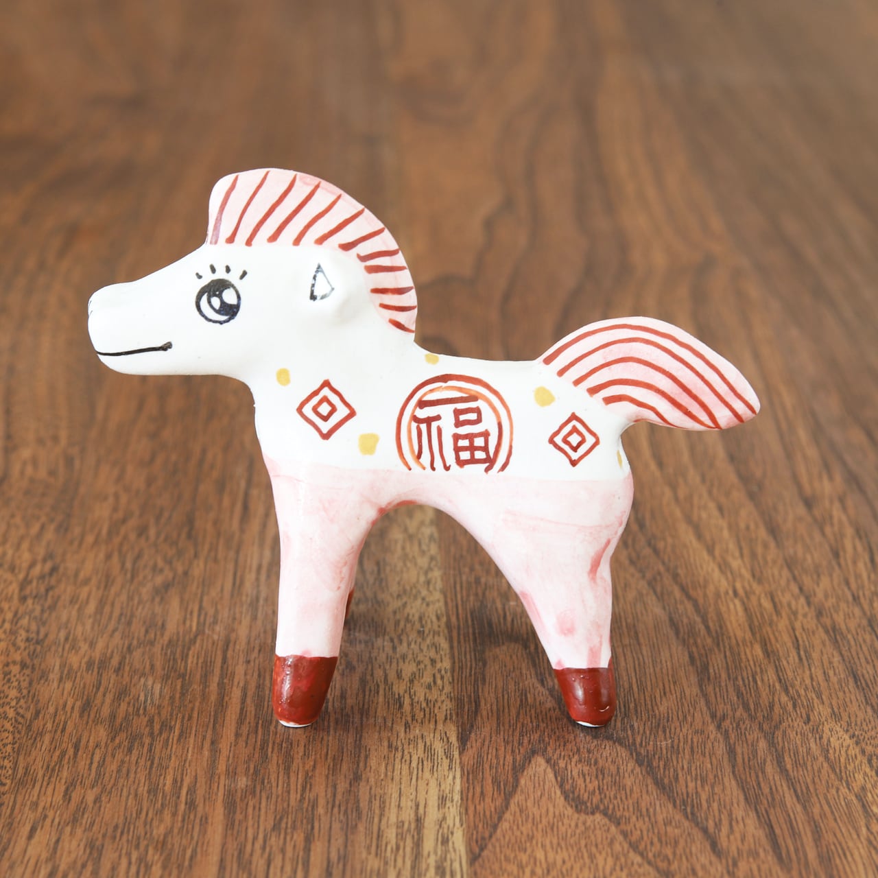 山口祥治 干支フィギュア 午(ウマ)「ウマジャロウ UJ-140」 工房:喜鶴製陶(有田焼)