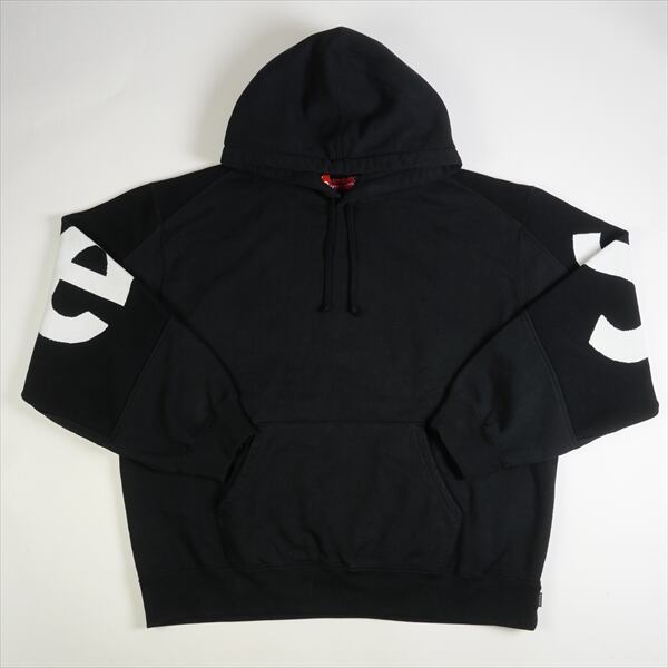 L Big Logo Jacquard Hooded Sweatshirt 黒