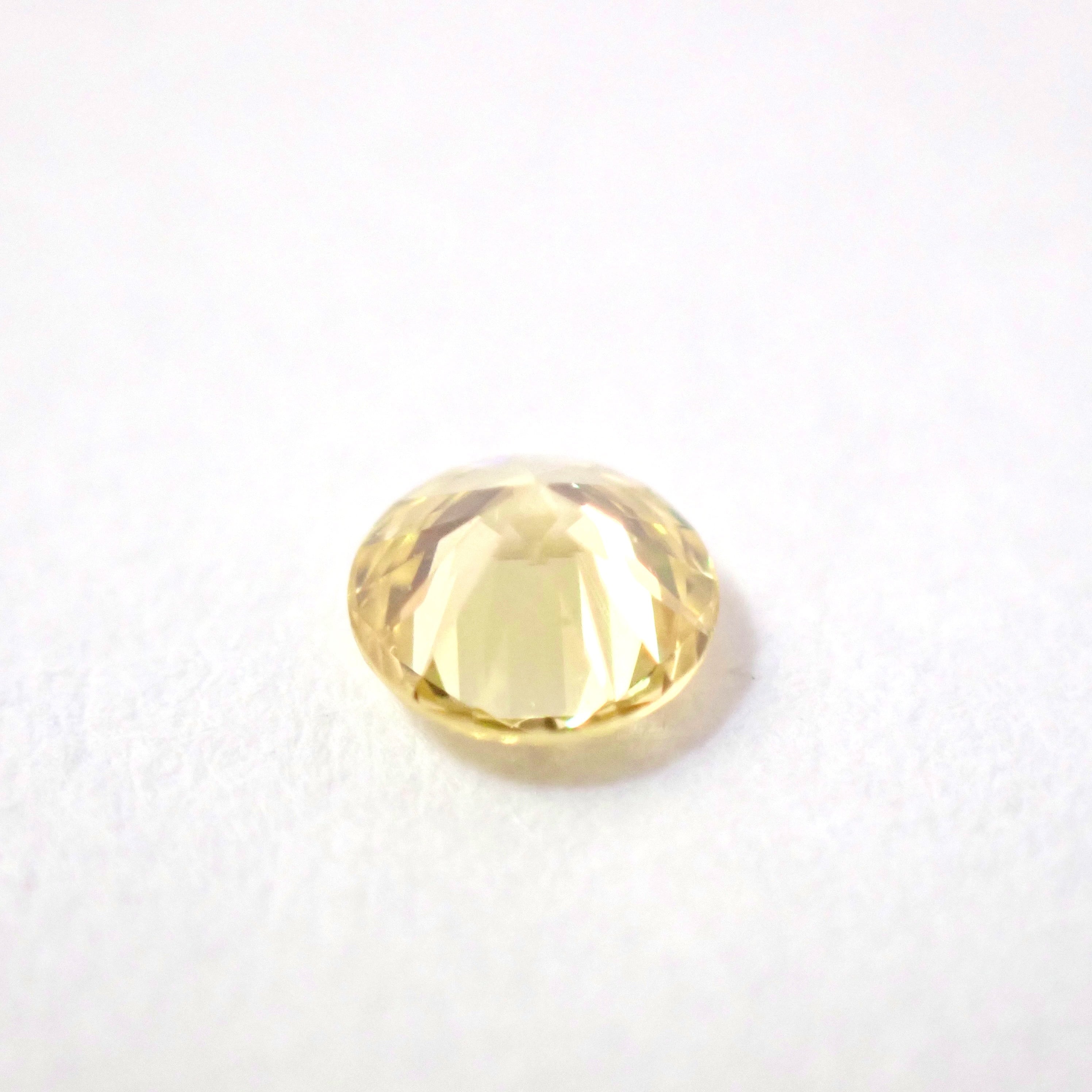 Fancy Yellow 0.100ct ファンシー イエロー ダイヤモンド ルース 裸石 ...