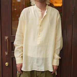 MAATEE&SONS for khaki "ドS LINEN PULLOVER SHIRT"