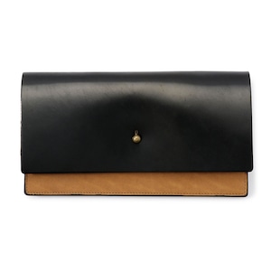 forme Long wallet Cordvan black