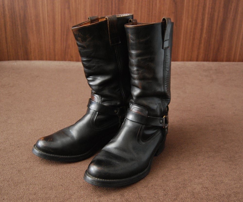 60s Vintage Motorcycle Boots 9E | SECOND TIME GLORY | ヴィンテージレザージャケット専門店