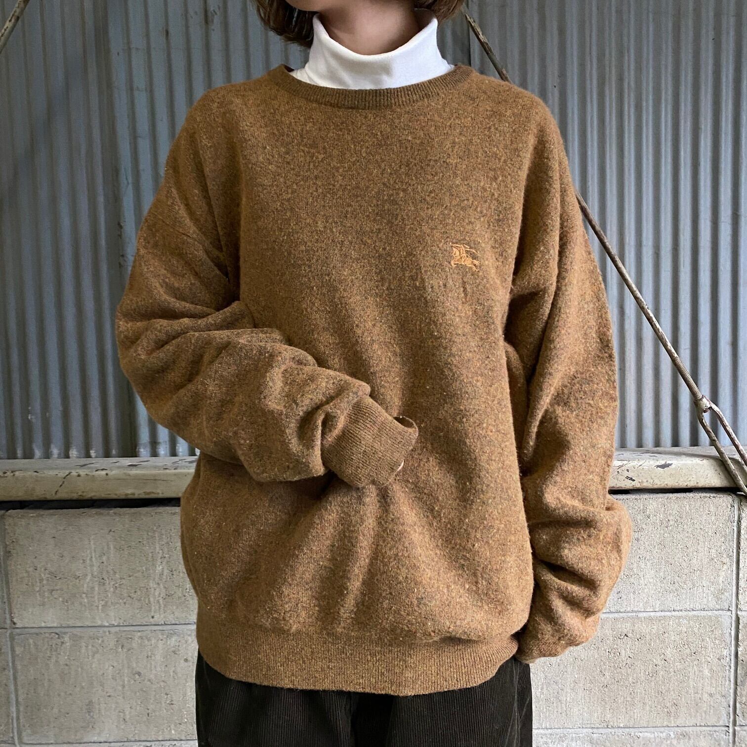 BURBERRY LONDON バーバリー ロンドン ウール ニットセーター メンズL  