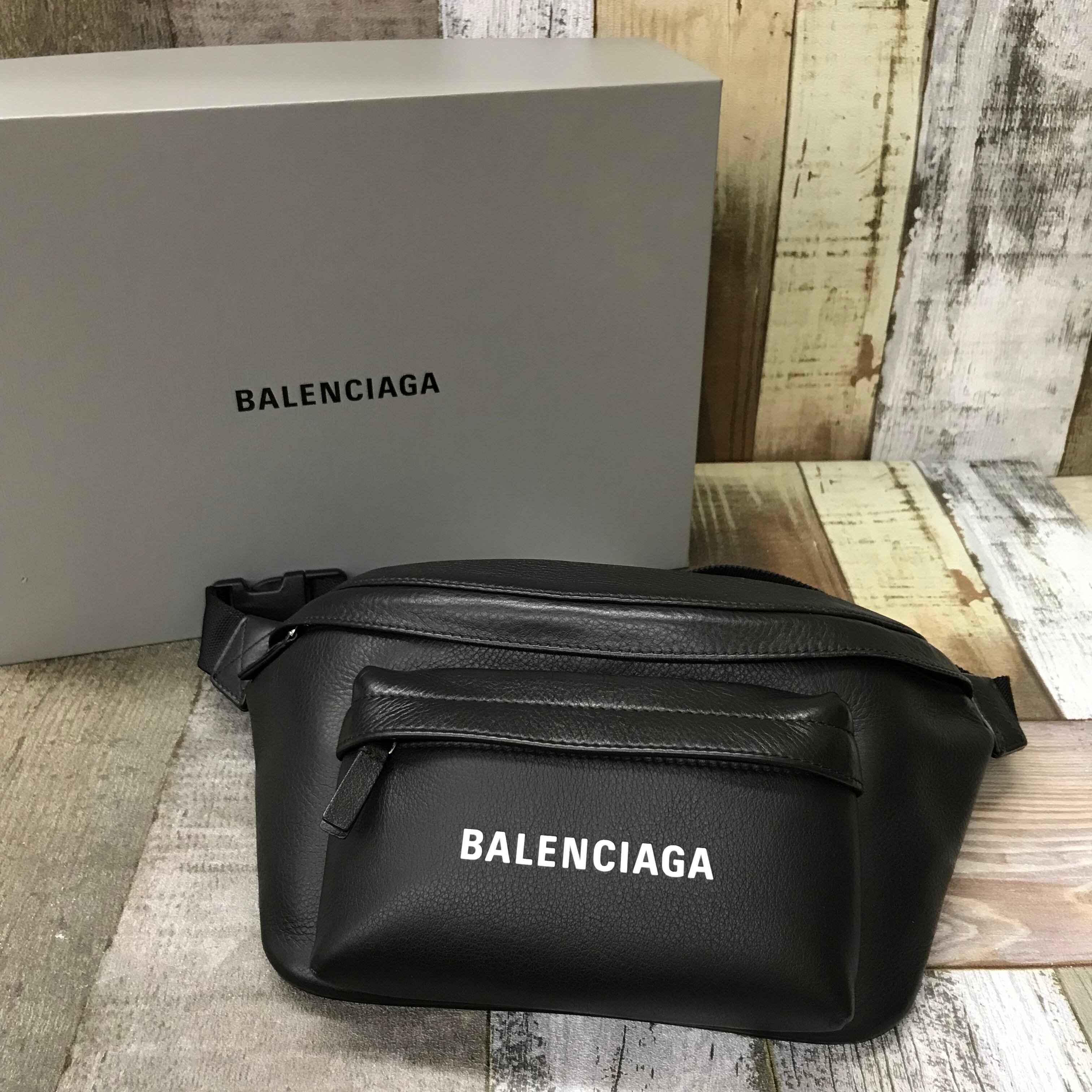 0254 BALENCIAGA バレンシアガ EVERYRYDAY LOGO BELT BACK ロゴ ベルト バッグ | Furugiya Shisui