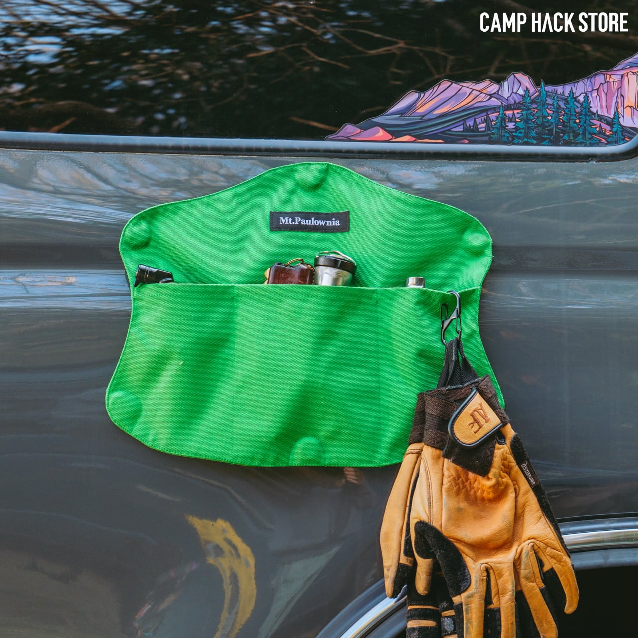 磁石でペタッ！「ムササビポケット」 | CAMP HACK STORE