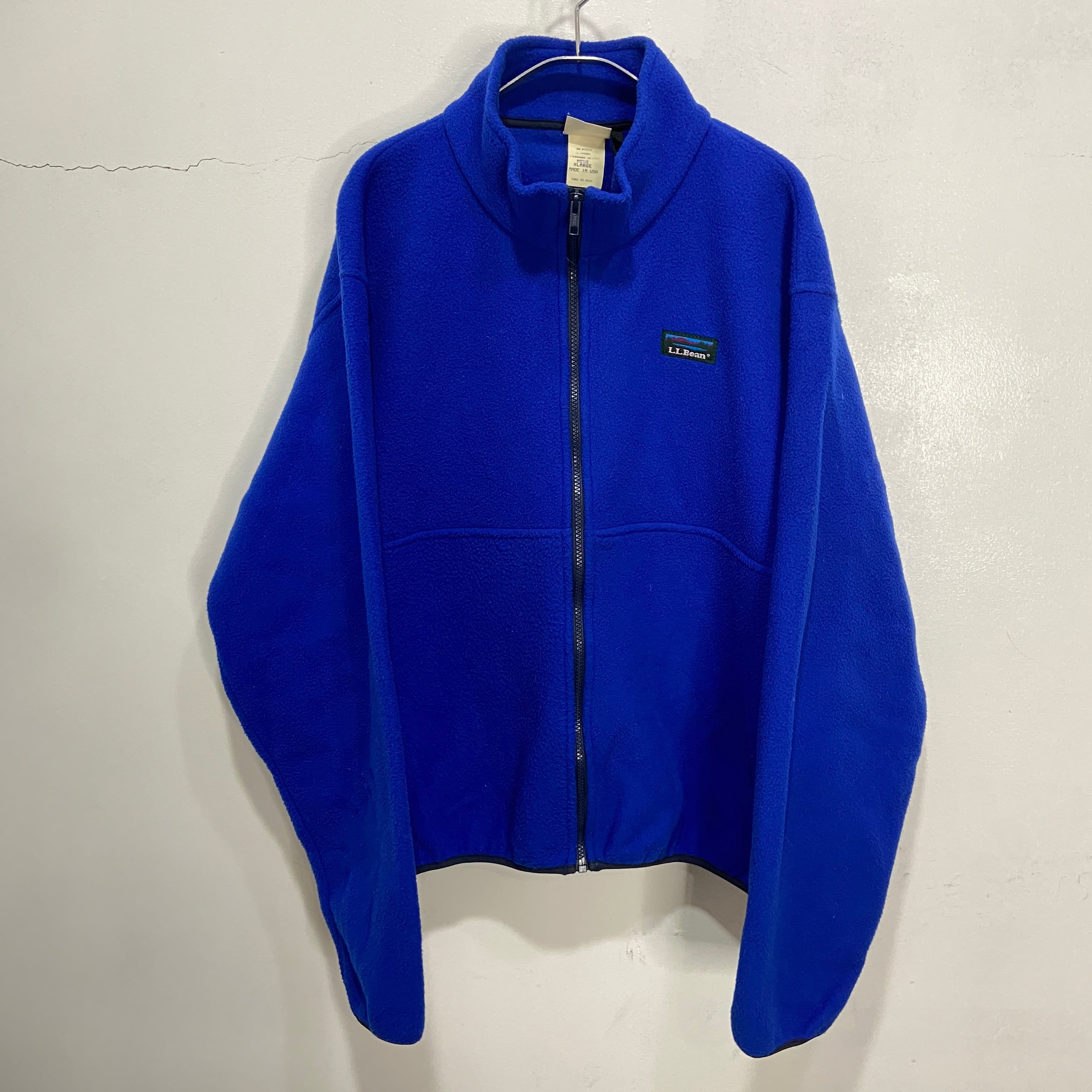 90s L.L.bean USA製 フリースジャケット XL 青 エルエルビーン | 古着