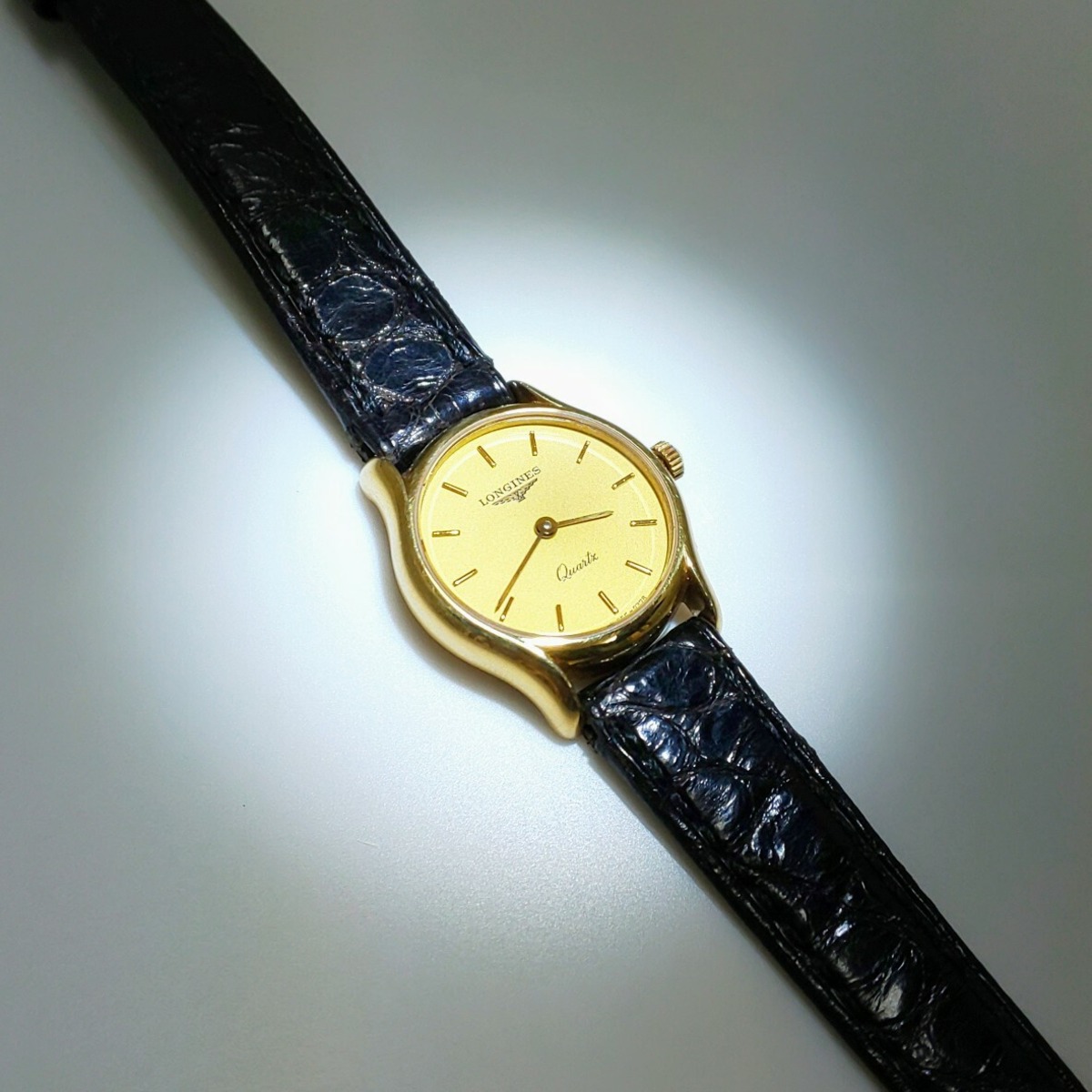LONGINES ロンジン K18金無垢 婦人用腕時計 クォーツ 7378 6 121 