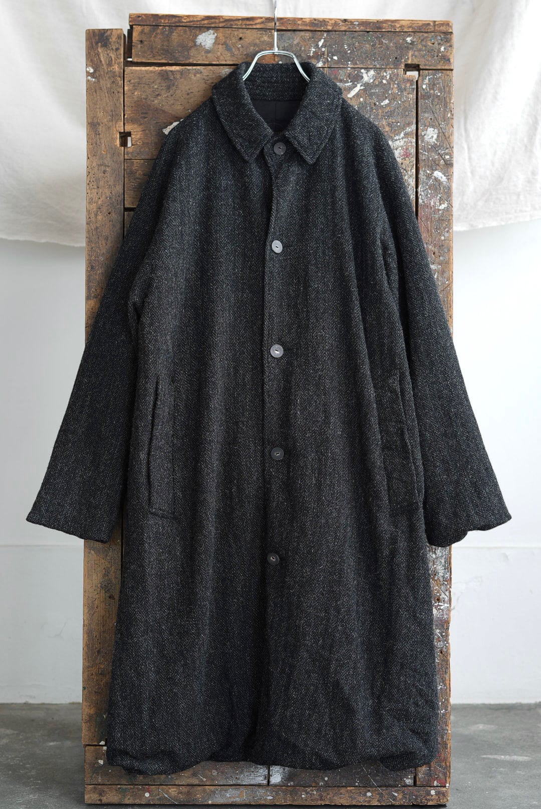 CHEZ VIDALENC - COAT BOBI / HARRIS TWEED (KOL)