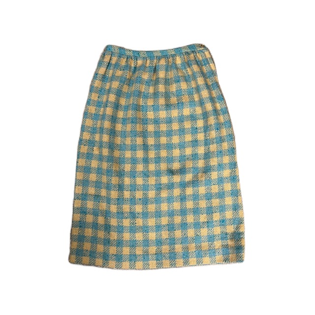 70's Sears Plaid Skirt ¥7,200+tax