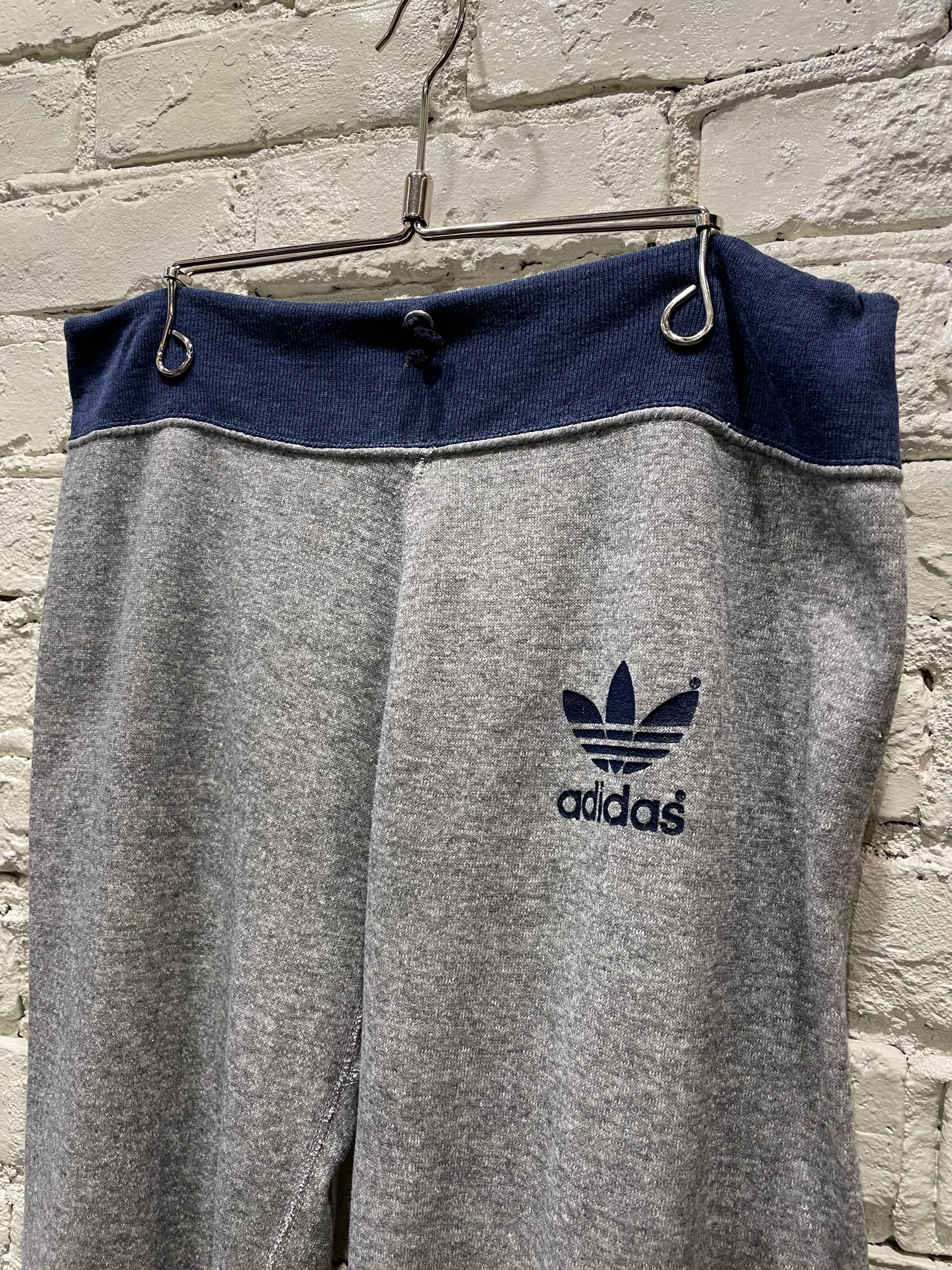 ◎【XL相当】90's adidas ナイロンパンツ　アディダス　ネイビー