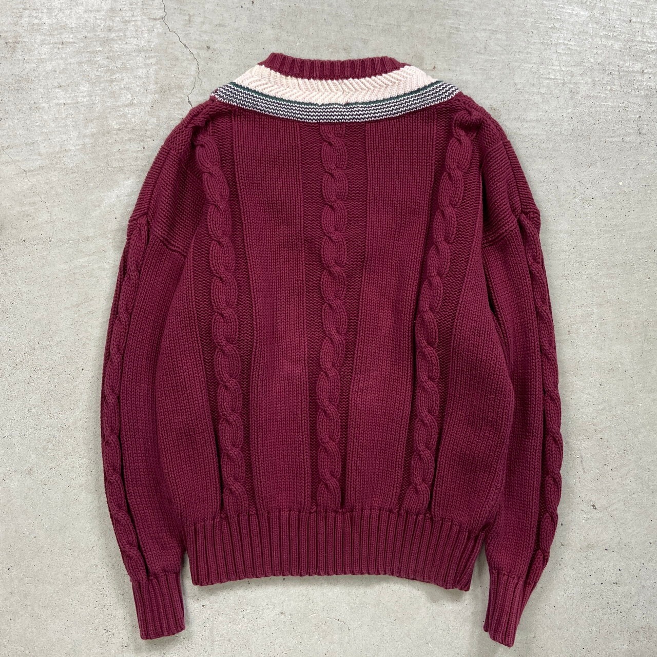 90年代 GAP オールドギャップ コットンニットセーター チルデンニット 
