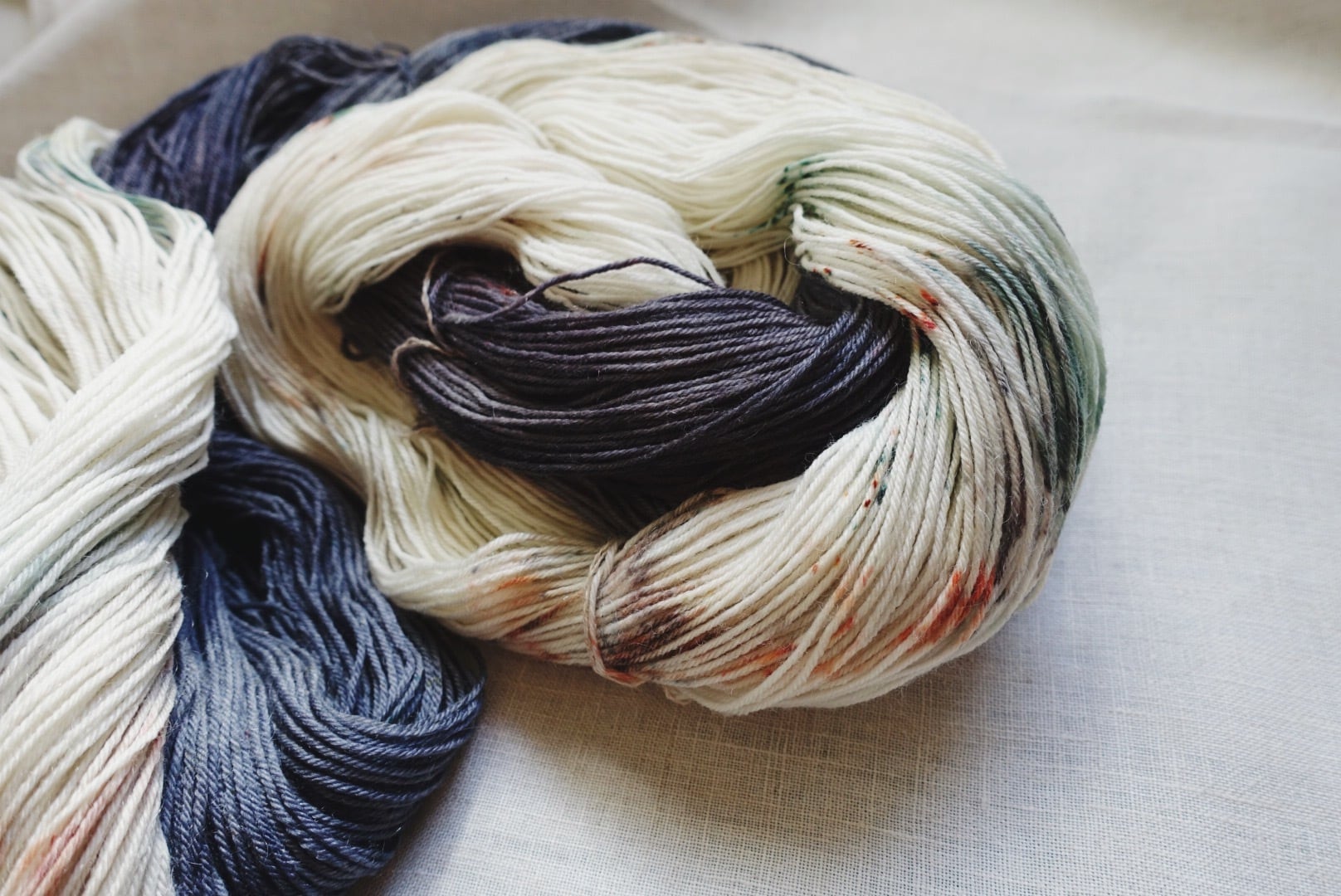 手染め糸★お得セット★№5 2かせセット[手染め毛糸]Premium Mohair Sock_ひるねよるね | 手染め