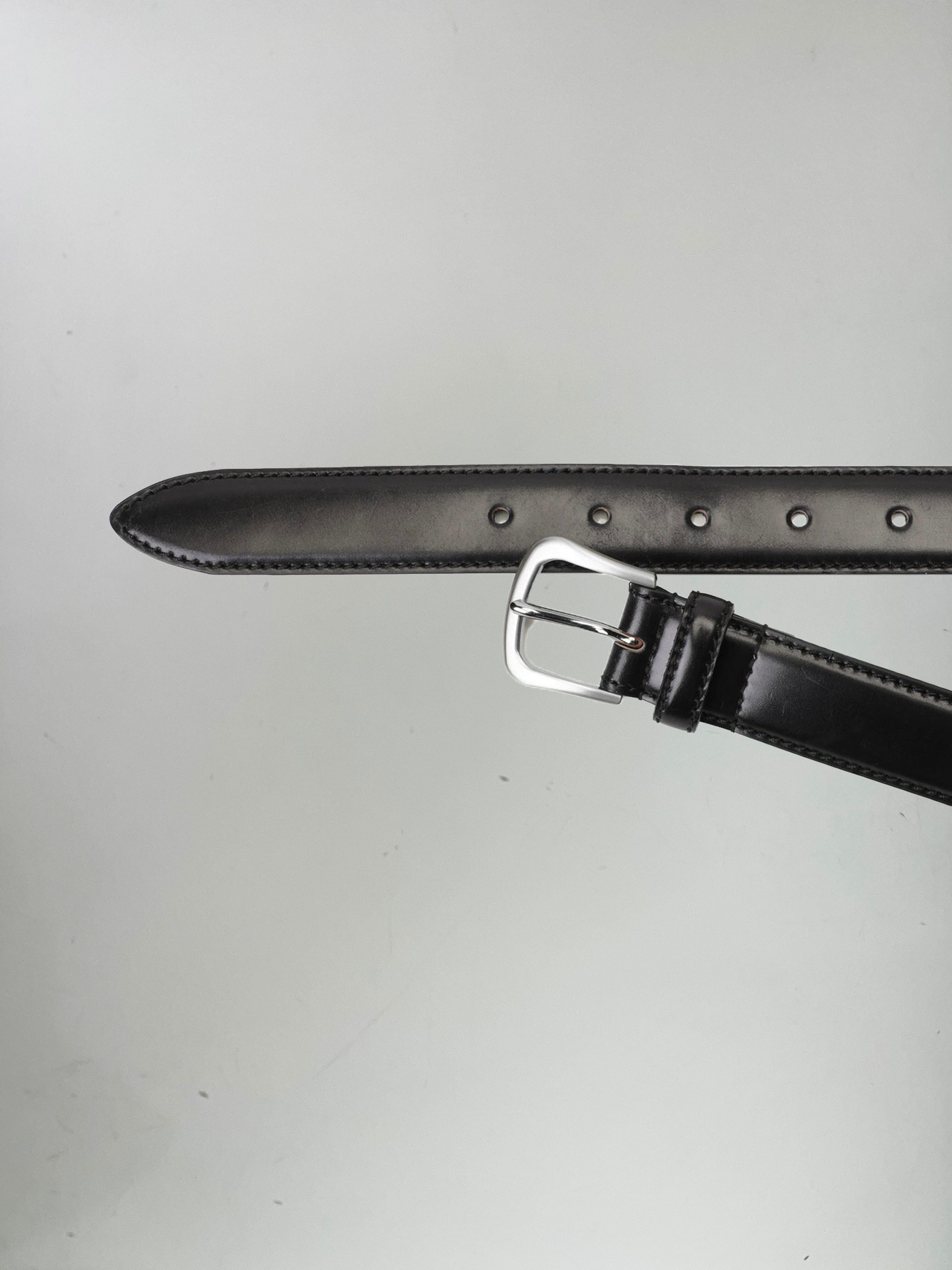 THE SOLE（ザ ソール）コードバン ベルトBLACK（ブラック） | Leone