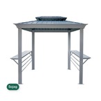 ソジャグ Monaco 8 x 6フィート (2.4 x 1.8m) BBQ ガゼボ