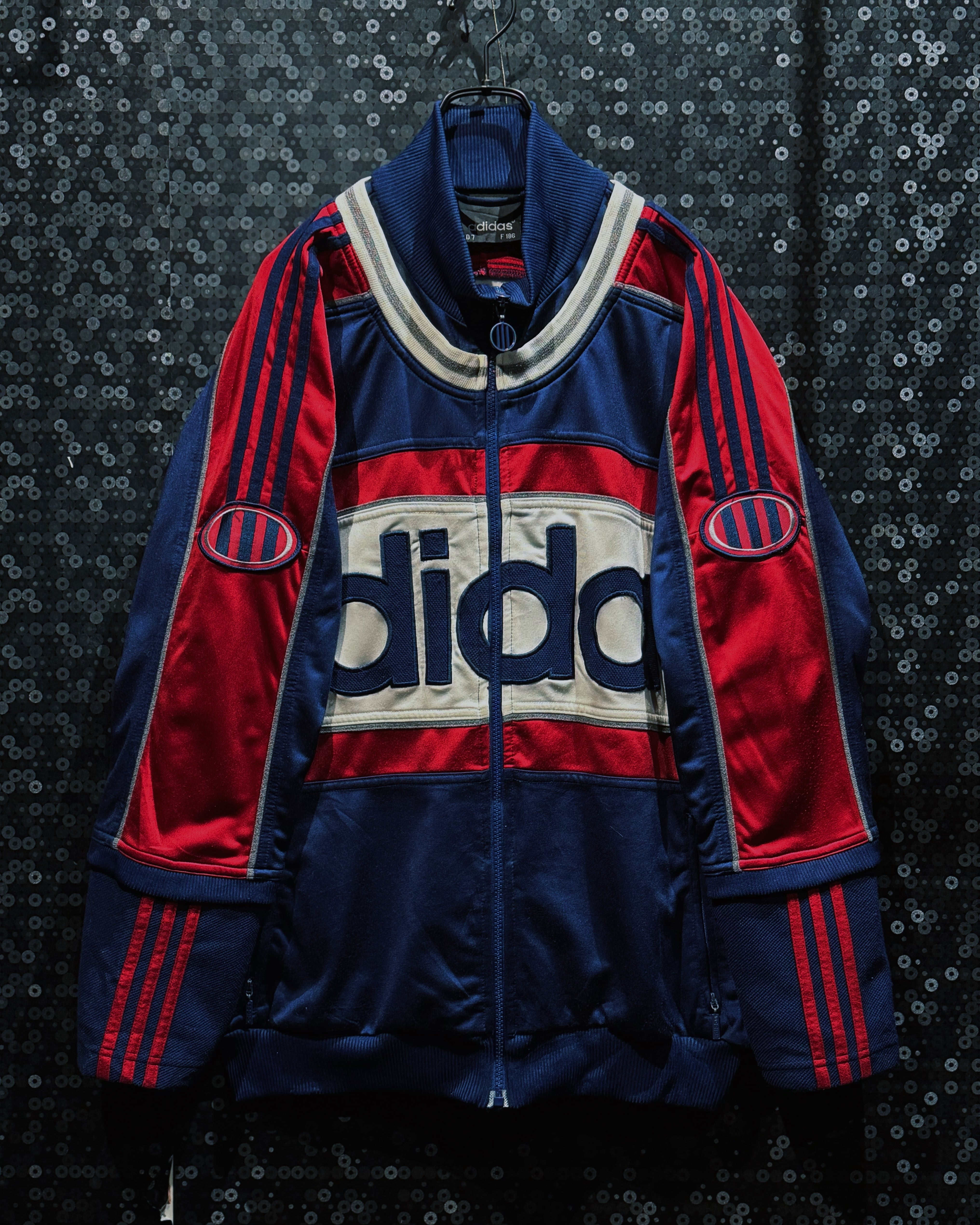 【AEIEM】“adidas” vintage oversized logo switching track jacket