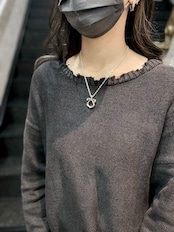 RHYTHMIC HORSESHOE LARGE NECKLACE #1 with GODSIZE® I.D. TAG / リズミックホースシューラージ#1ネックレス ゴッドサイズ® I.D.タグ