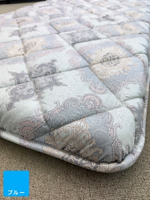 防ダニ　合繊敷ふとん　トセラー【セミダブル】【ブルー】