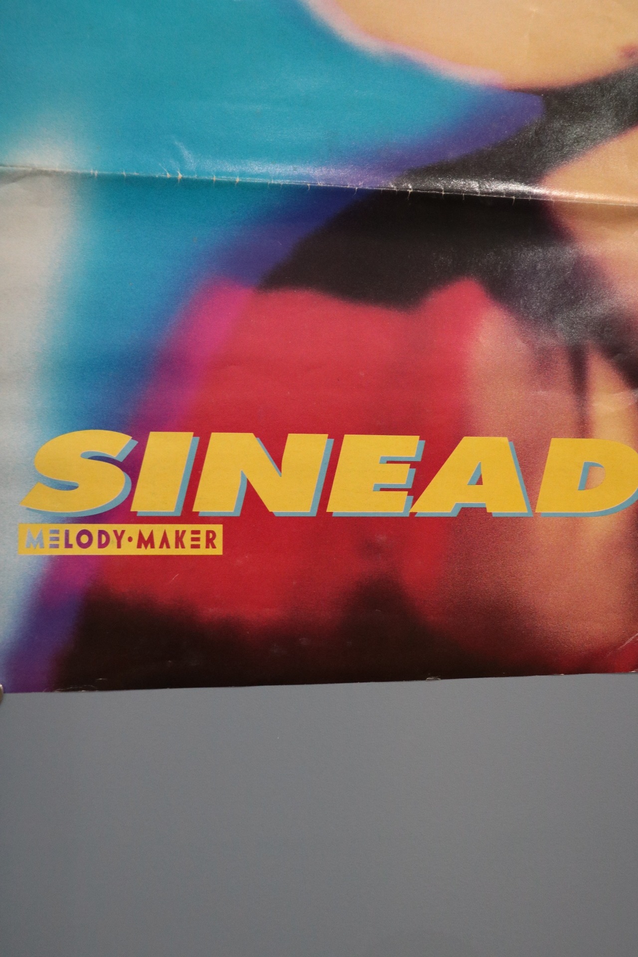 Sinéad O'Connor 1991 MELODY MAKER double sided poster
