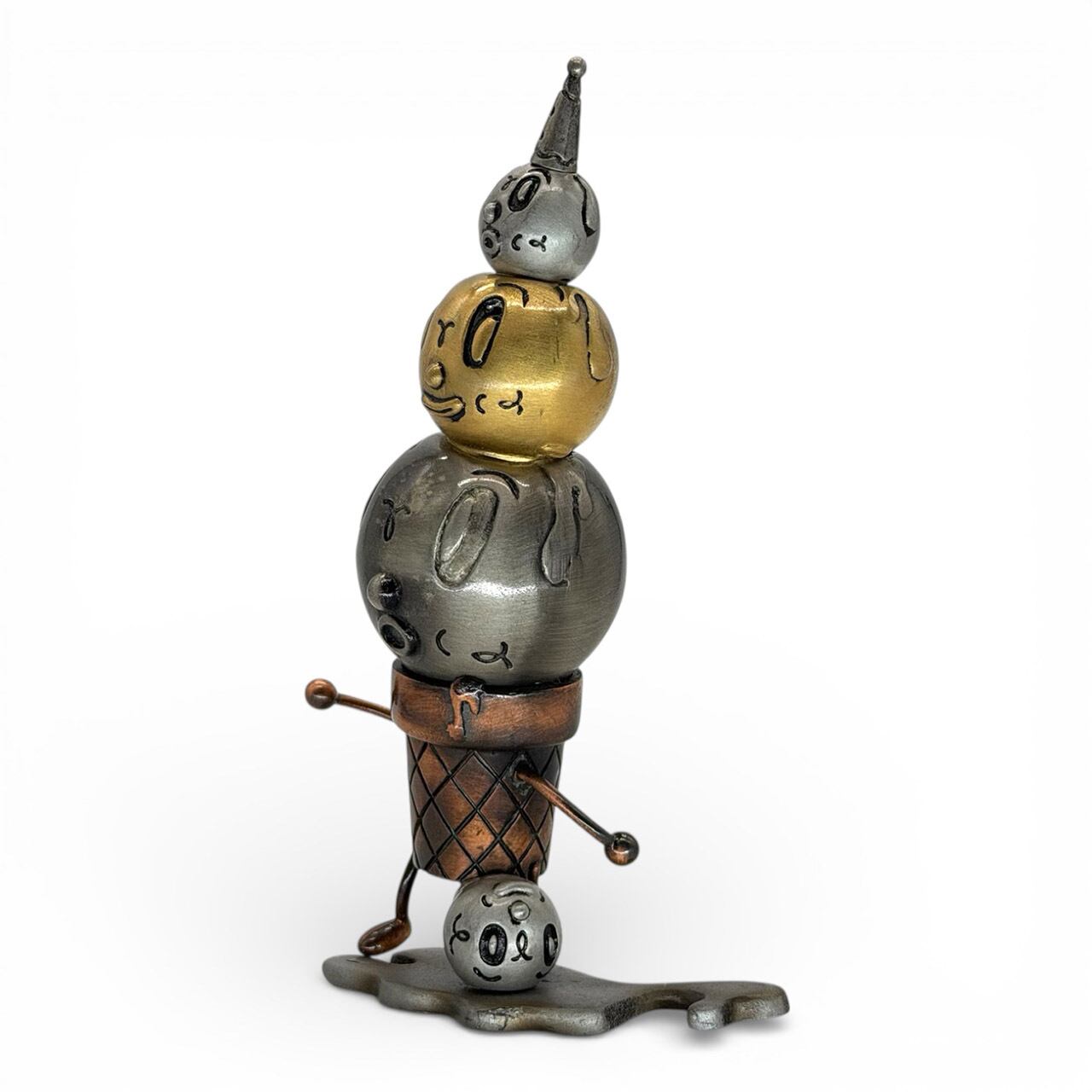 ゲイリーベースマン Gary Baseman AHWROO 一点もの　サイン Fully Visual x Gary Baseman 1/100 Clown Cone | tomenosuke