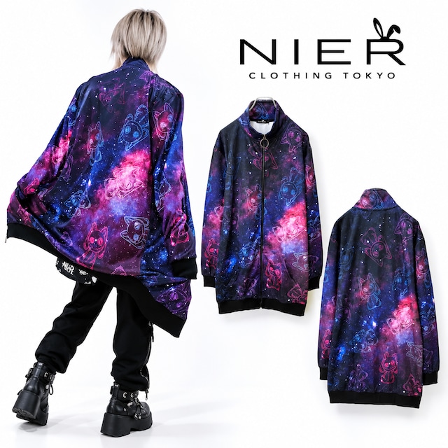 HIGH-NECK LONG ZIP OUTER【NieR COSMO】