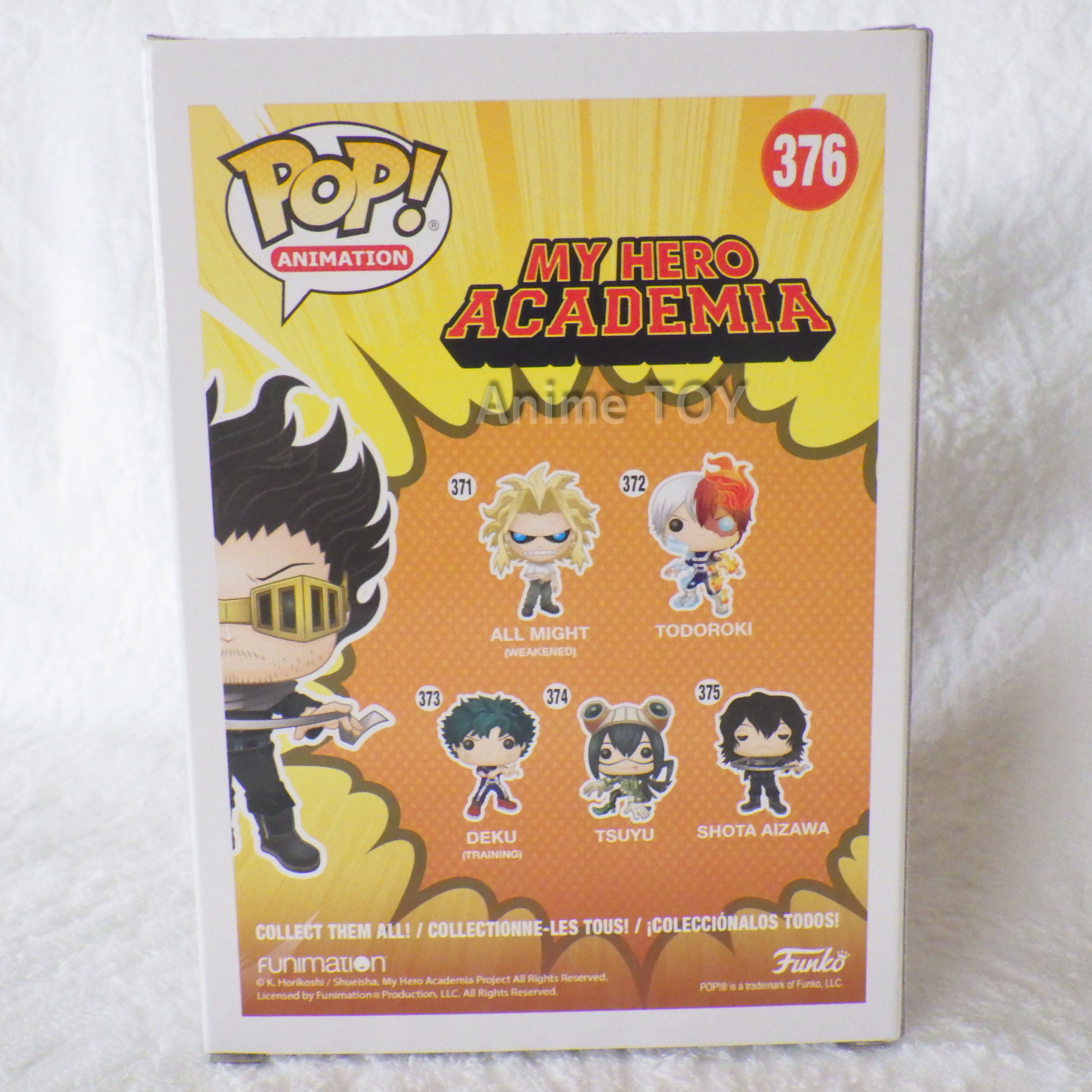 僕のヒーローアカデミア 相澤消太 イレイザーヘッド フィギュア Funko Pop ファンコポップ ヒロアカ 限定版 ゴーグル Anime Toy アニメトイ 海外 アニメ キャラクター グッズ販売