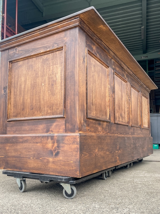 アンティーク調レジカウンター106 (パン屋さん・お菓子屋さん向け)W2000 オーダーメイド家具店舗什器