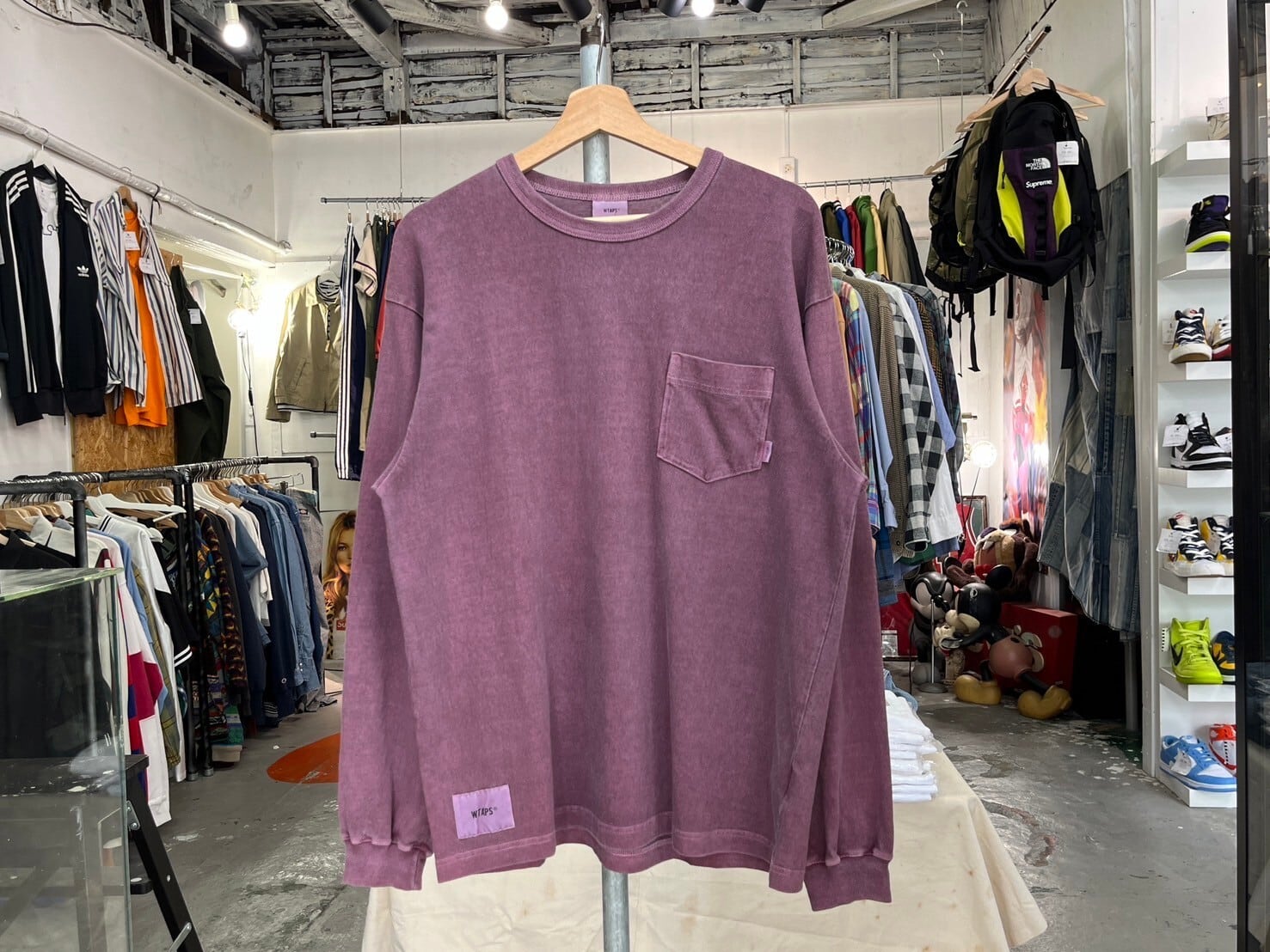 WTAPS BLANK LS TEE 02 PURPLE SMALL 191ATDT-CSM08 71742 WTAPS BLANK LS TEE 02 PURPLE SMALL 191ATDT-CSM08 71742