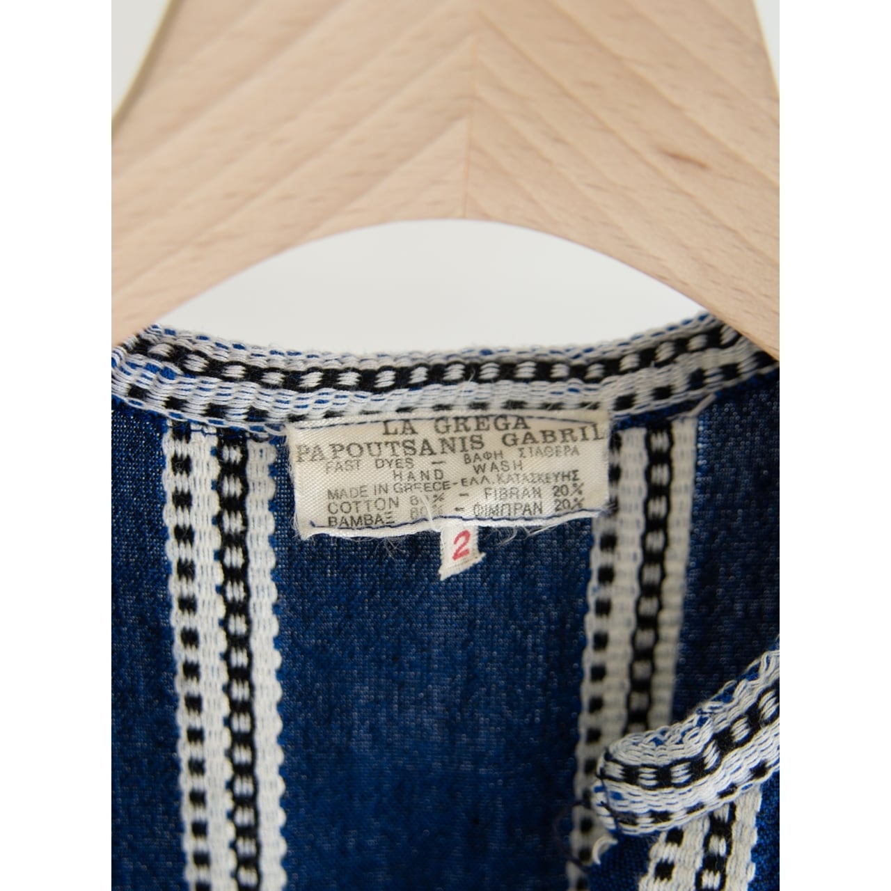 【LA GREGA】Made in Greece Cotton-Fibran Pullover Shirt（ギリシャ製 コットンプルオーバーシャツ）