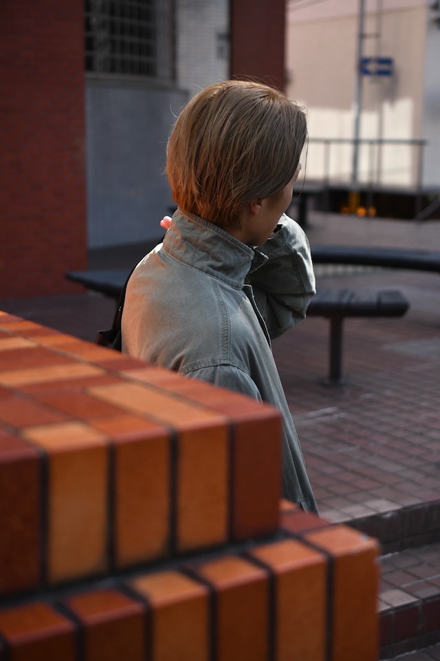 A.PRESSE / Vintage US NAVY N-4 Deck Jacket (Sage)