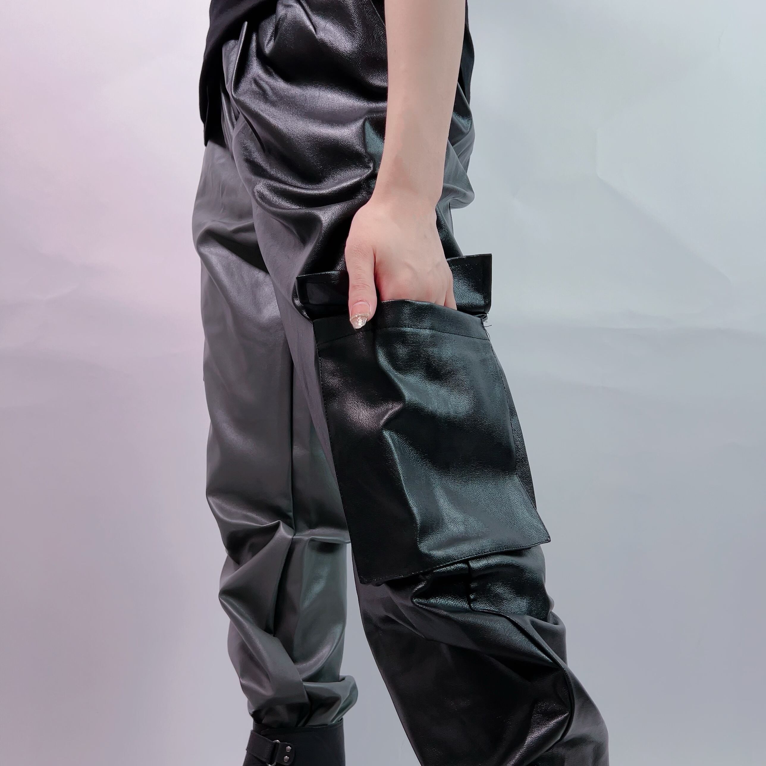 FR2 Fake Leather Tapered Pants 新品未使用タグ付き