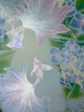 陶雅「紫陽花と熱帯魚」作品№37