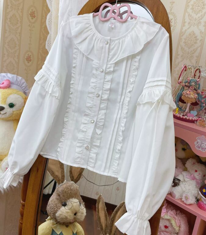 ゆめかわ♡バルーン袖♪ ロリータブラウス tops7 | ゆめかわガール